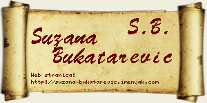 Suzana Bukatarević vizit kartica